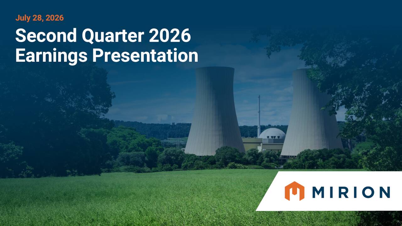 Mirion Technologies, Inc. 2026 Q2 - Results - Earnings Call ...