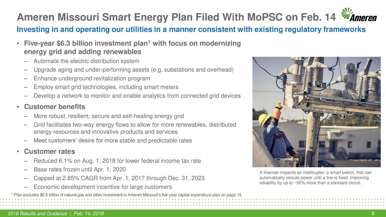 Ameren Corporation 2018 Q4 Results Earnings Call Slides (NYSEAEE