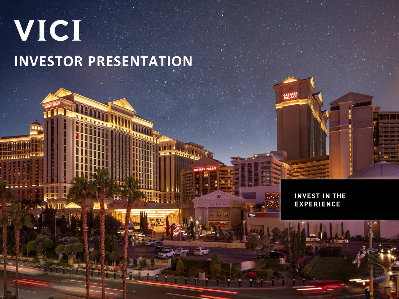 VICI Properties (VICI) Investor Presentation Slideshow (NYSEVICI