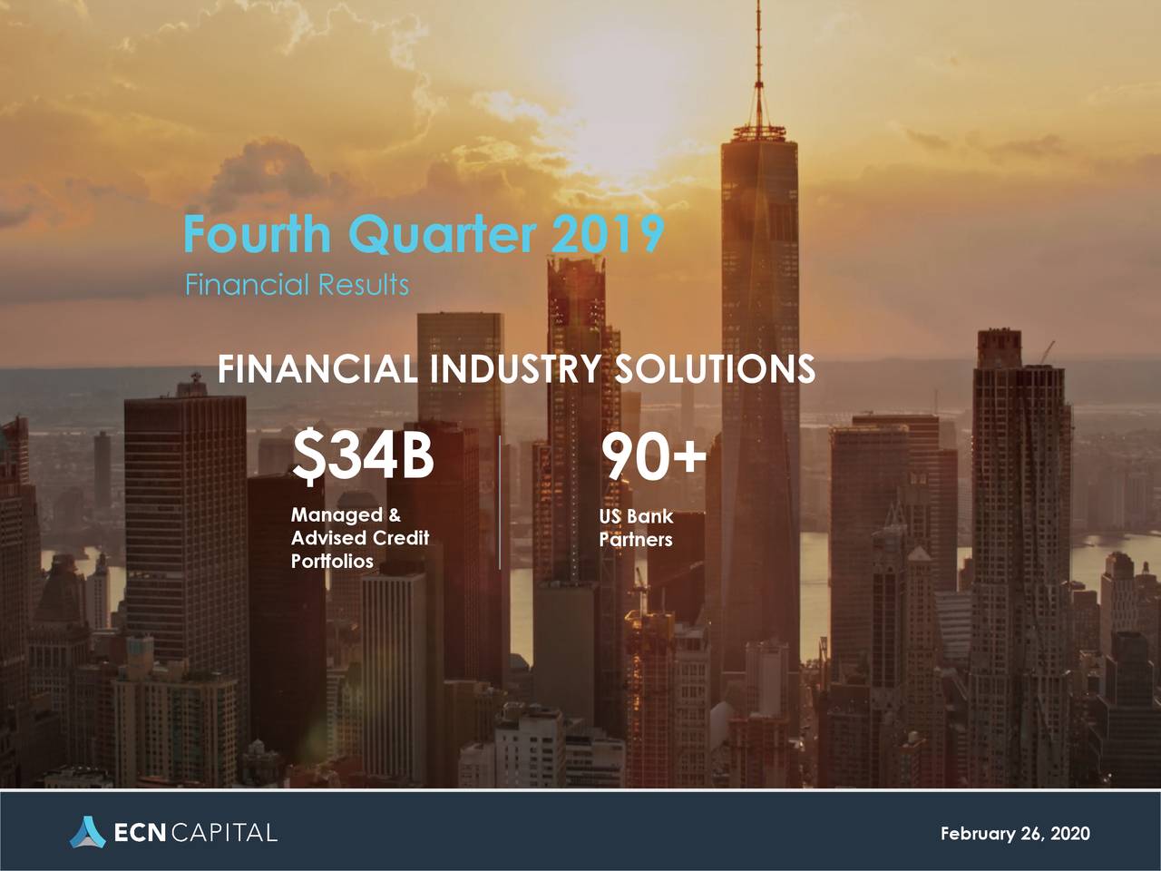 ECN Capital Corp. 2019 Q4 Results Earnings Call Presentation
