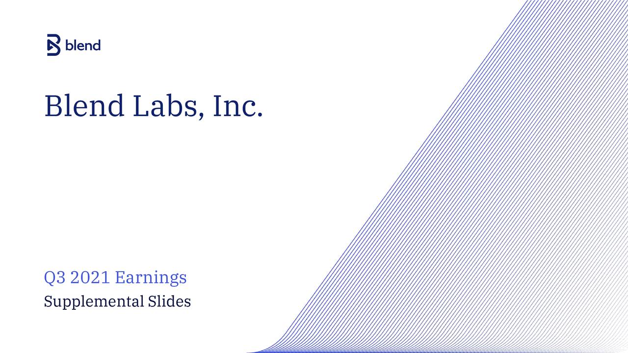 Blend Labs, Inc. 2021 Q3 Results Earnings Call Presentation (NYSE