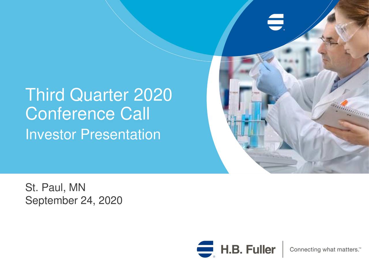 H.B. Fuller Company 2020 Q3 - Results - Earnings Call Presentation ...