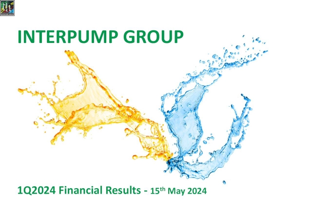 Interpump Group S.p.A. 2024 Q1 - Results - Earnings Call Presentation ...