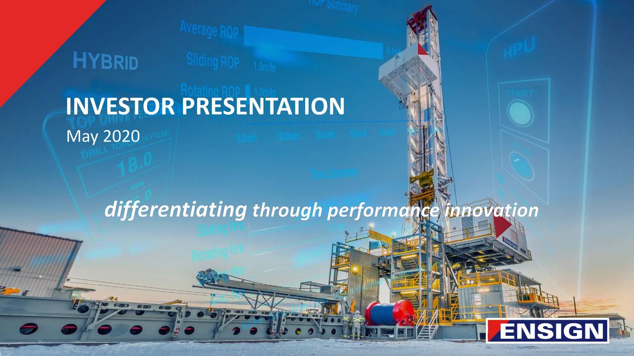 Ensign Energy Services (ESIVF) Investor Presentation - Slideshow  (OTCMKTS:ESVIF) | Seeking Alpha