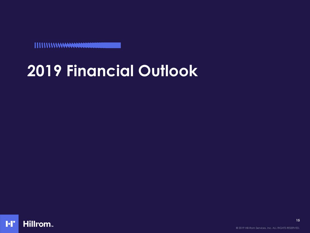 2019 Financial Outlook