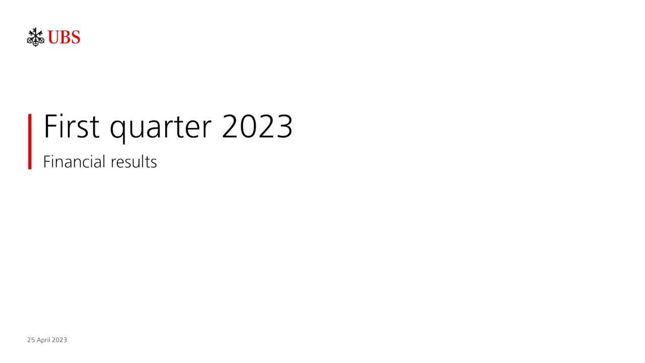 First quarter 2023
