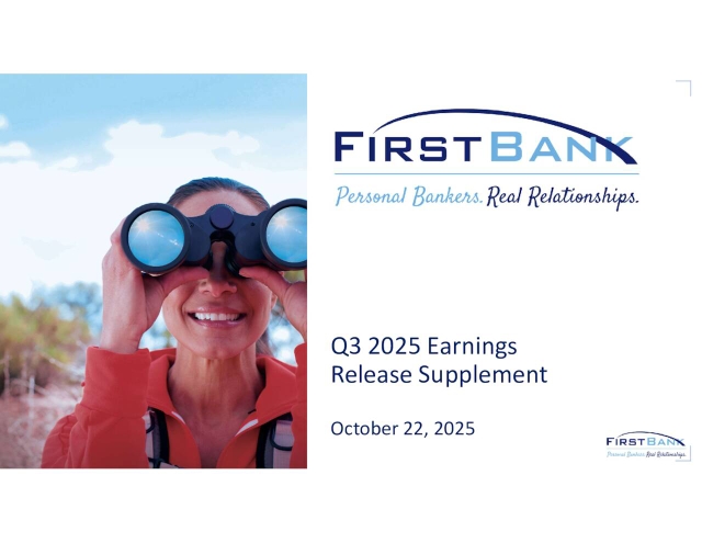 First Bank 2025 Q3 - Results - Earnings Call Presentation (NASDAQ:FRBA ...