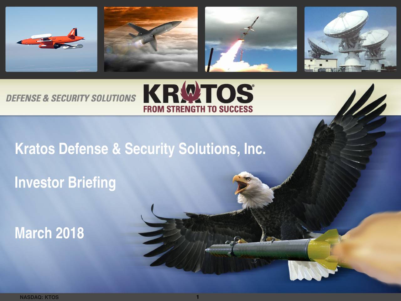 Kratos Defense & Security Solutions (KTOS) Presents At JP Morgan ...