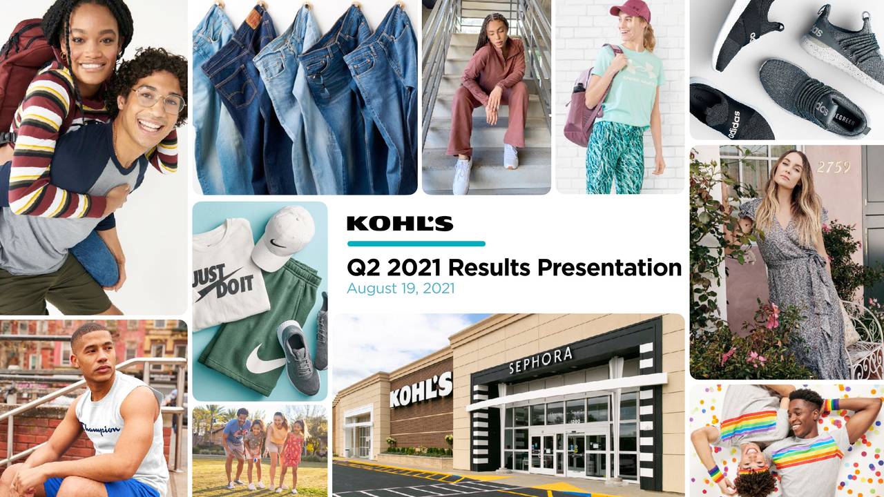 Kohl's Corporation 2021 Q2 Results Earnings Call Presentation (NYSE