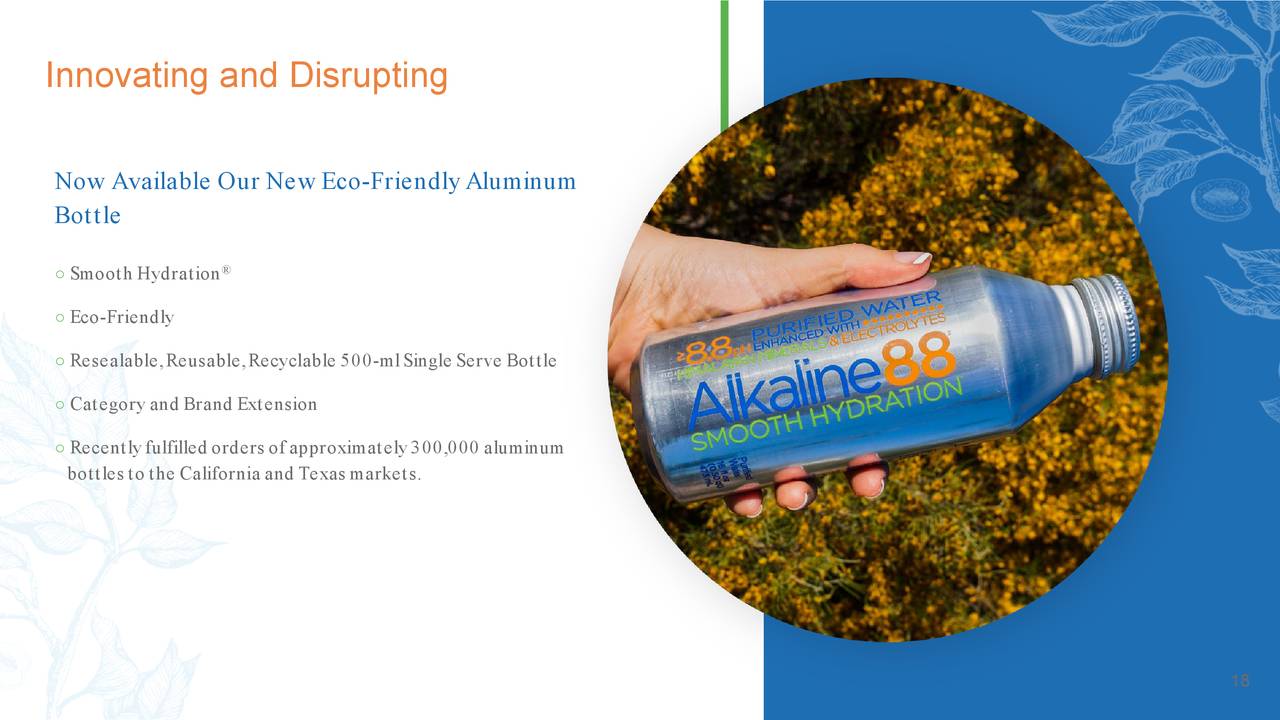 Alkaline Water Company (WTER) Investor Presentation Slideshow (NASDAQ