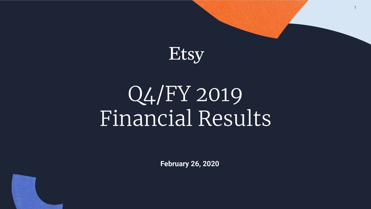 Etsy Inc 2019 Q4 Results Earnings Call Presentation Nasdaqetsy Seeking Alpha 4957
