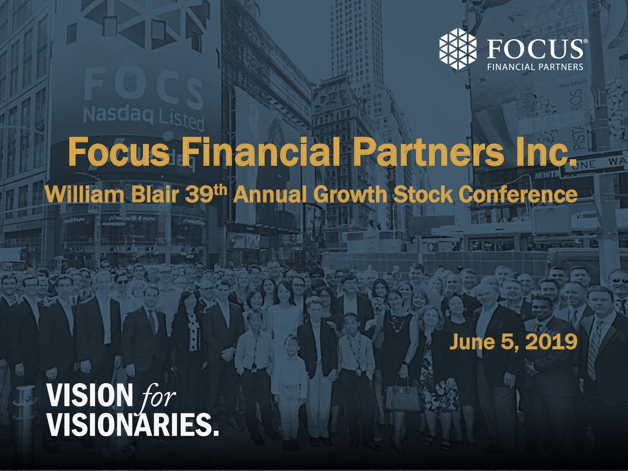 Focus Financial Partners (FOCS) Presents At William Blair Growth Stock