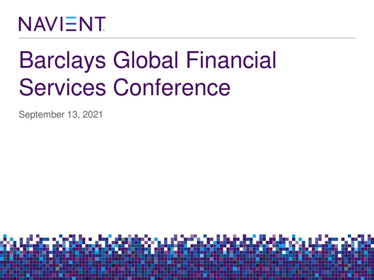 Navient (NAVI) Presents At Barclays Global Financial Services