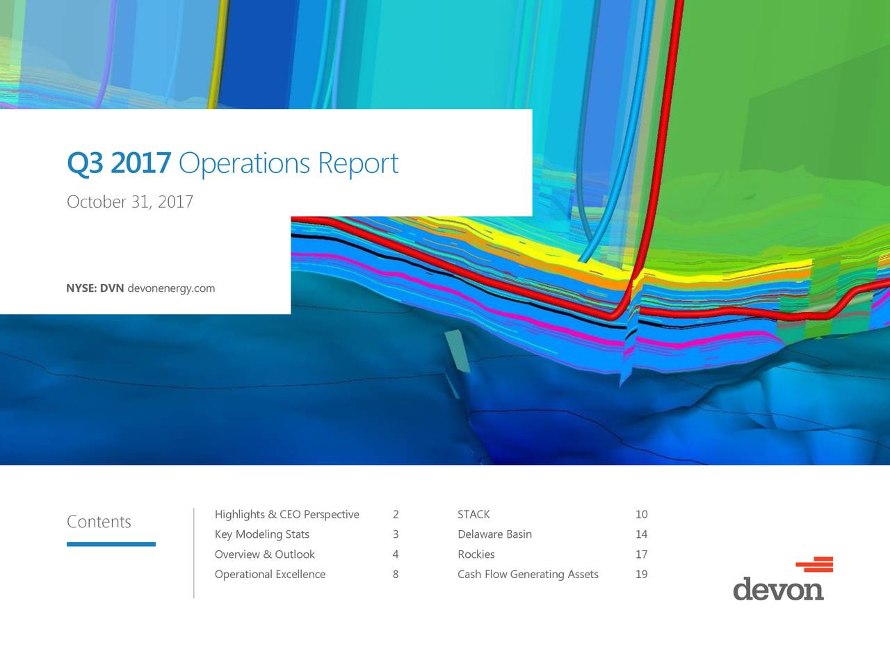 Devon Energy Corporation 2017 Q3 - Results - Earnings Call Slides (NYSE ...