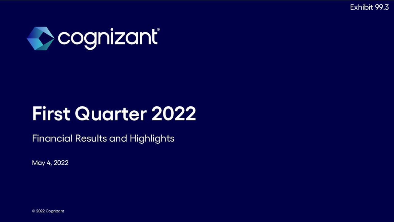 Cognizant Technology Solutions Corporation 2022 Q1 Results Earnings