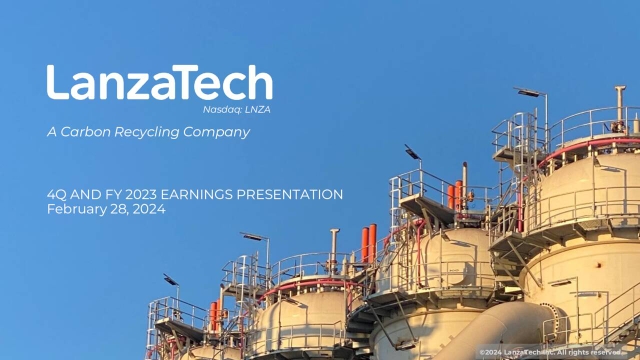 LanzaTech Global, Inc. 2023 Q4 - Results - Earnings Call Presentation ...