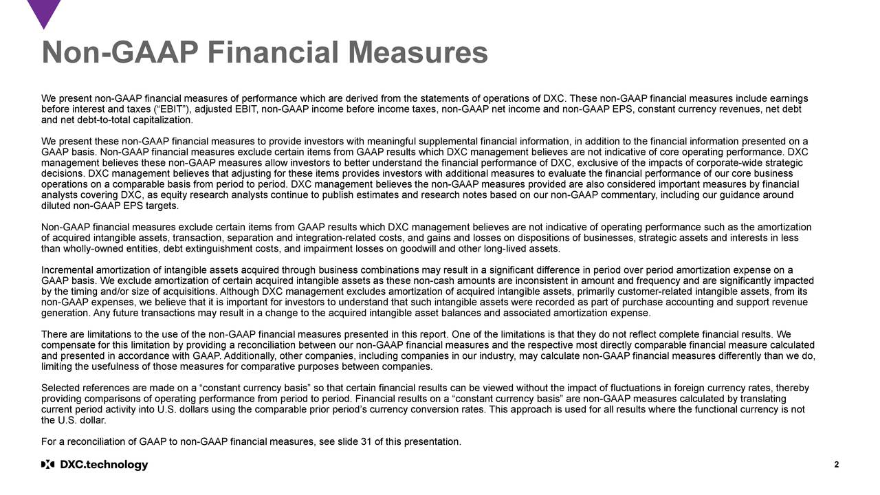 DXC Technology Company 2021 Q4 Results Earnings Call Presentation