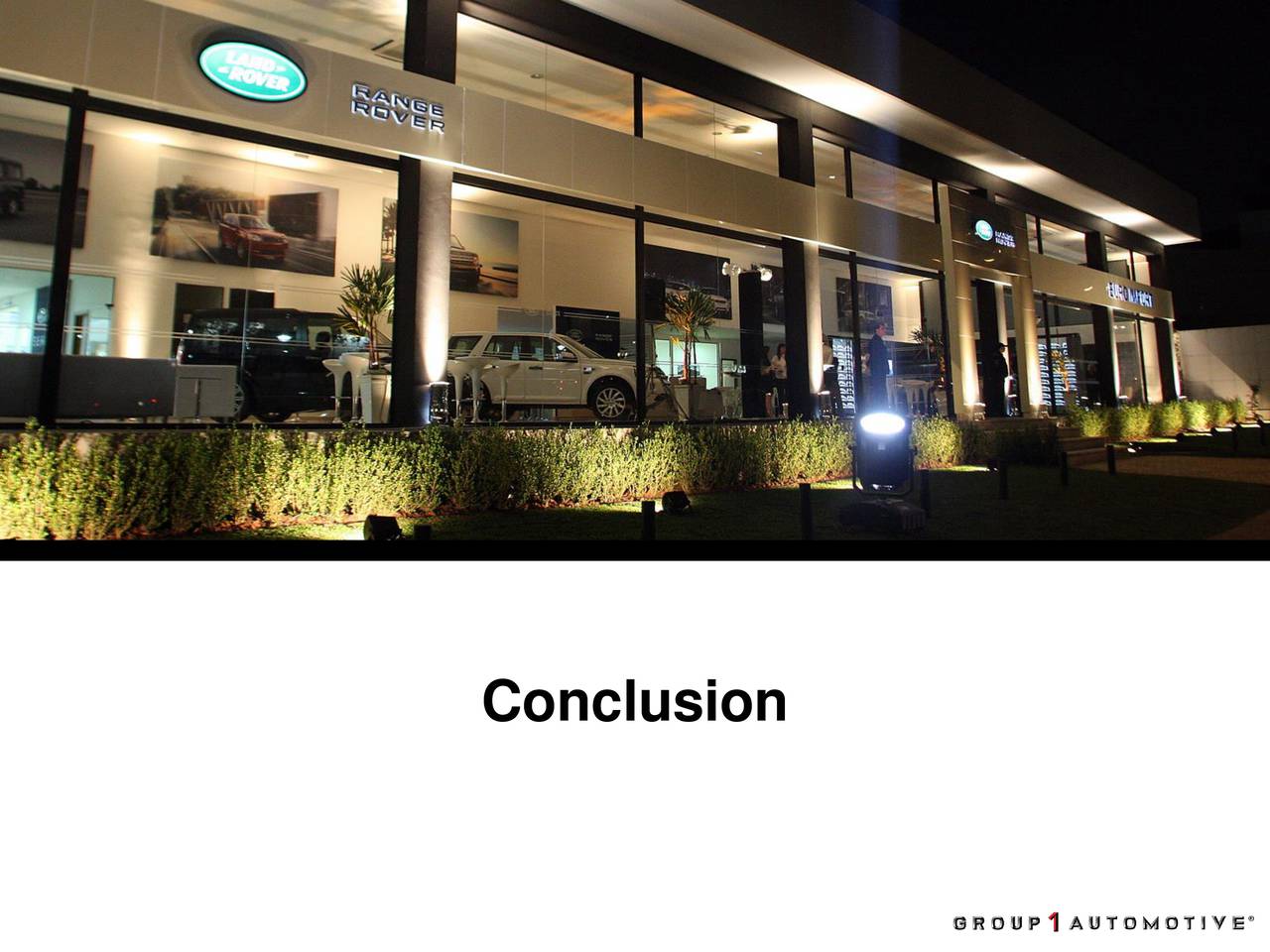 Group 1 Automotive Inc. 2016 Q3 Results Earnings Call Slides (NYSE