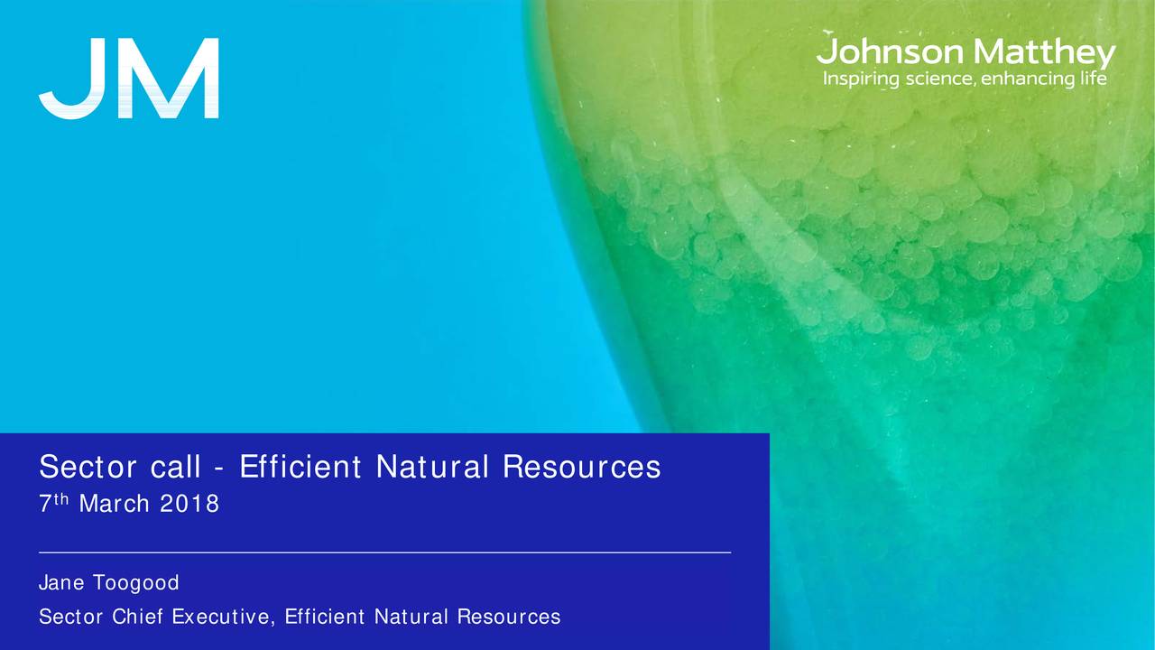 Sector call - Efficient Natural Resources