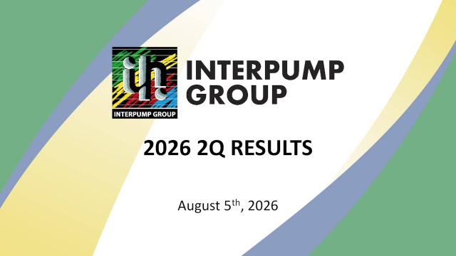 Interpump Group S.p.A. 2026 Q2 - Results - Earnings Call Presentation ...