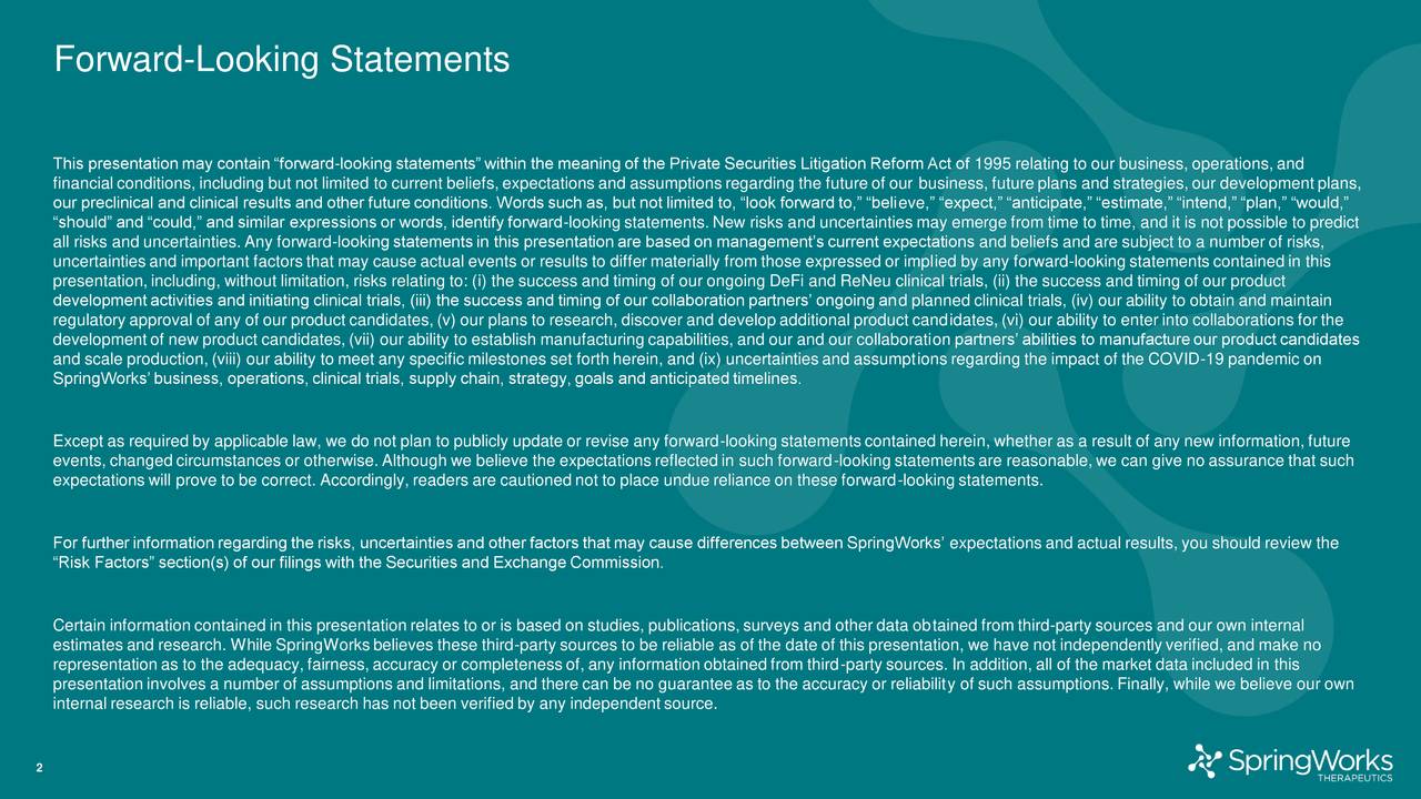 Forward-Looking Statements