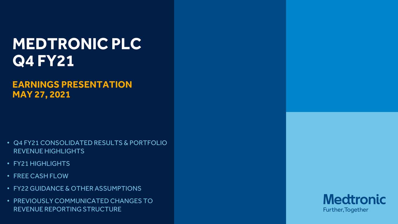 Medtronic plc 2021 Q4 Results Earnings Call Presentation (NYSEMDT
