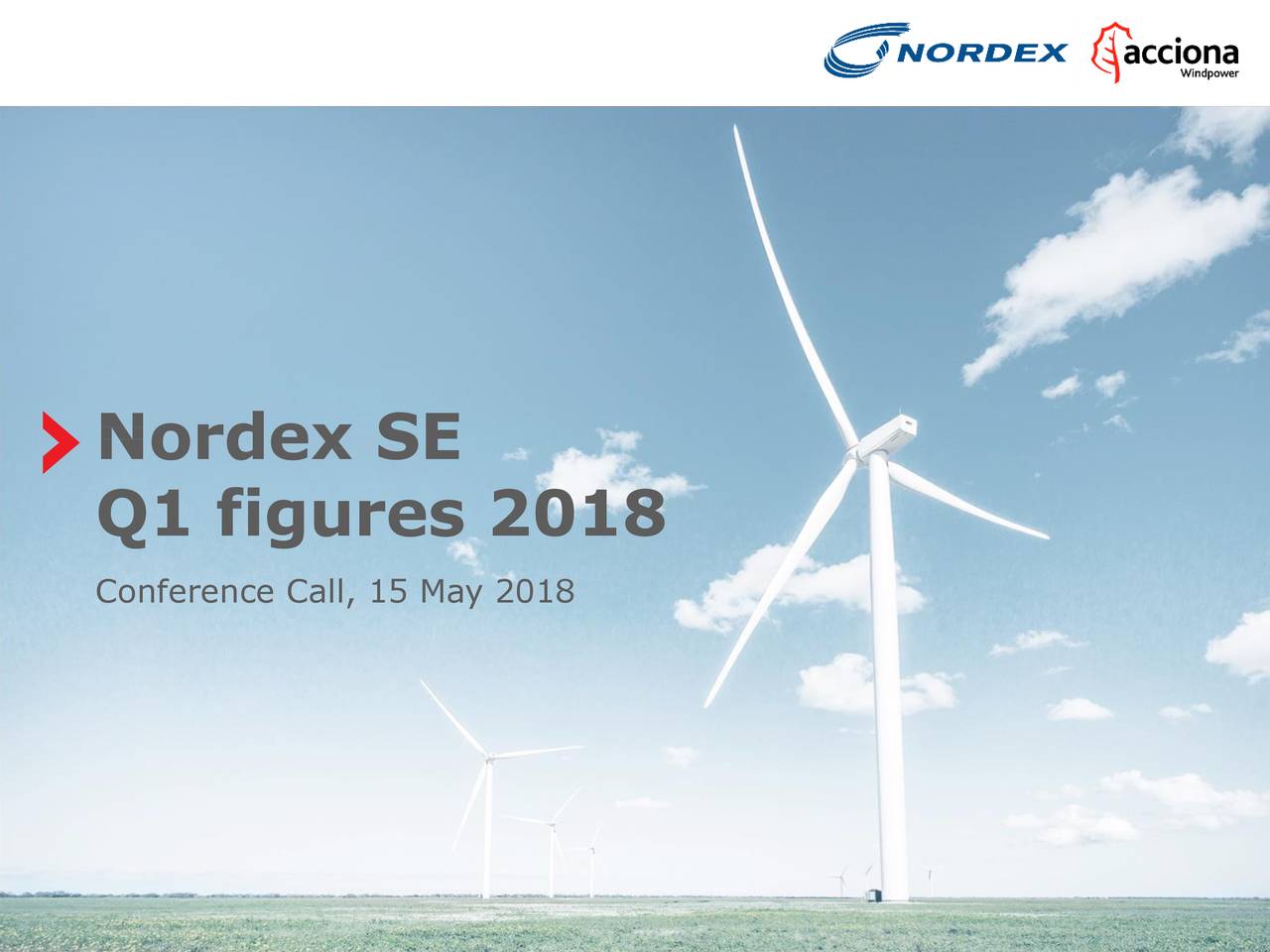 Nordex Ag 18 Q1 Results Earnings Call Slides Otcmkts Nrdxf Seeking Alpha