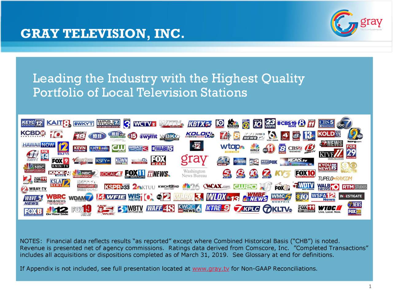Gray Television (GTN) Presents At 13th Annual Barrington Research
