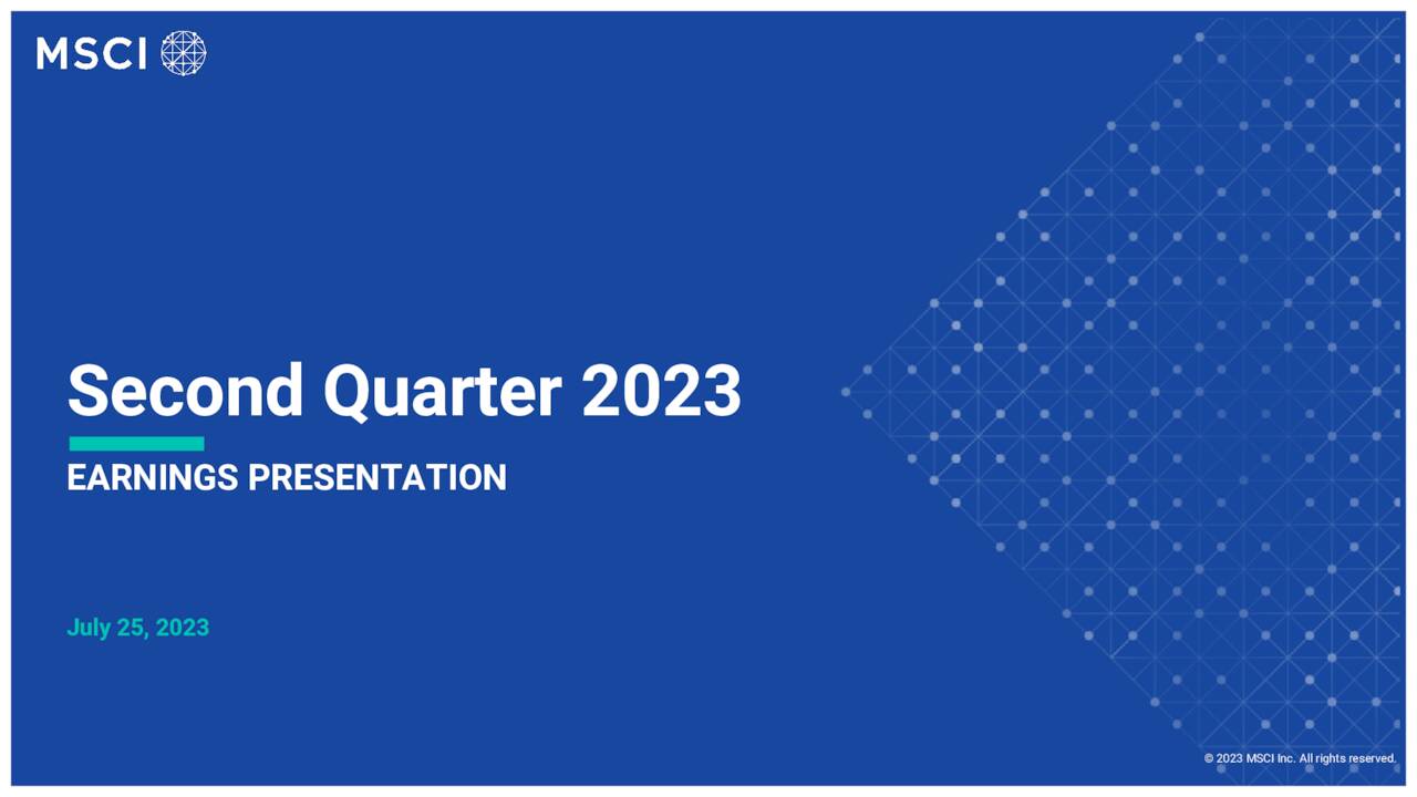 Second Quarter 2023