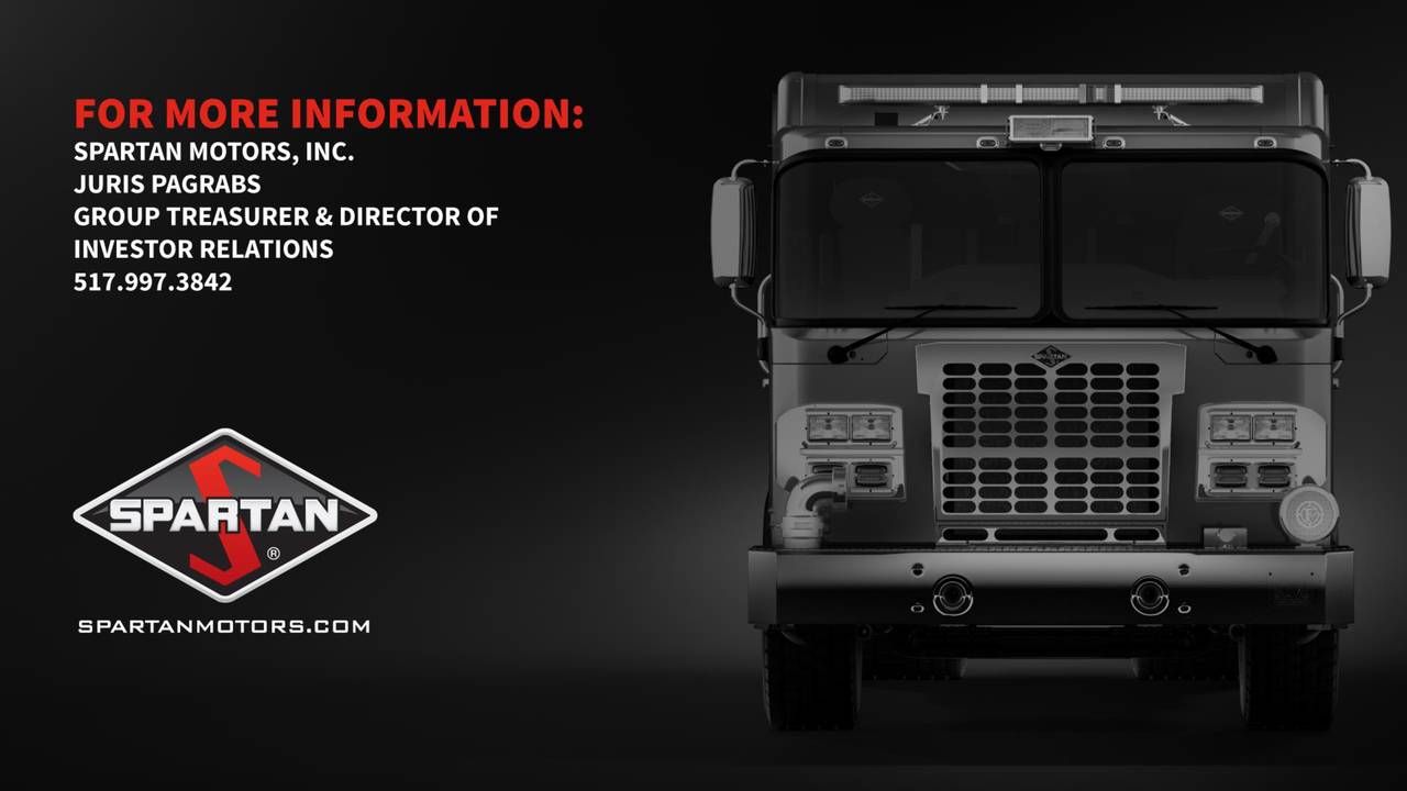 Spartan Motors, Inc. 2017 Q4 Results Earnings Call Slides (NASDAQ