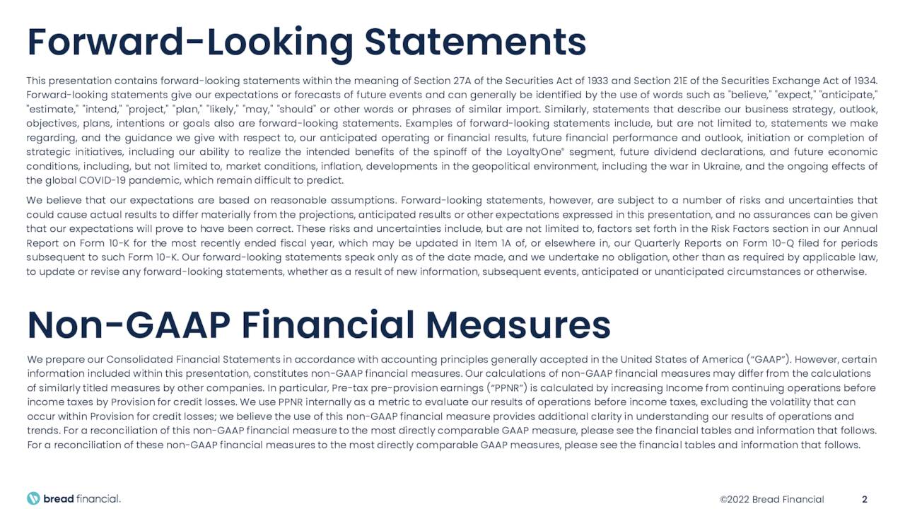 Bread Financial Holdings, Inc. 2022 Q1 - Results - Earnings Call ...