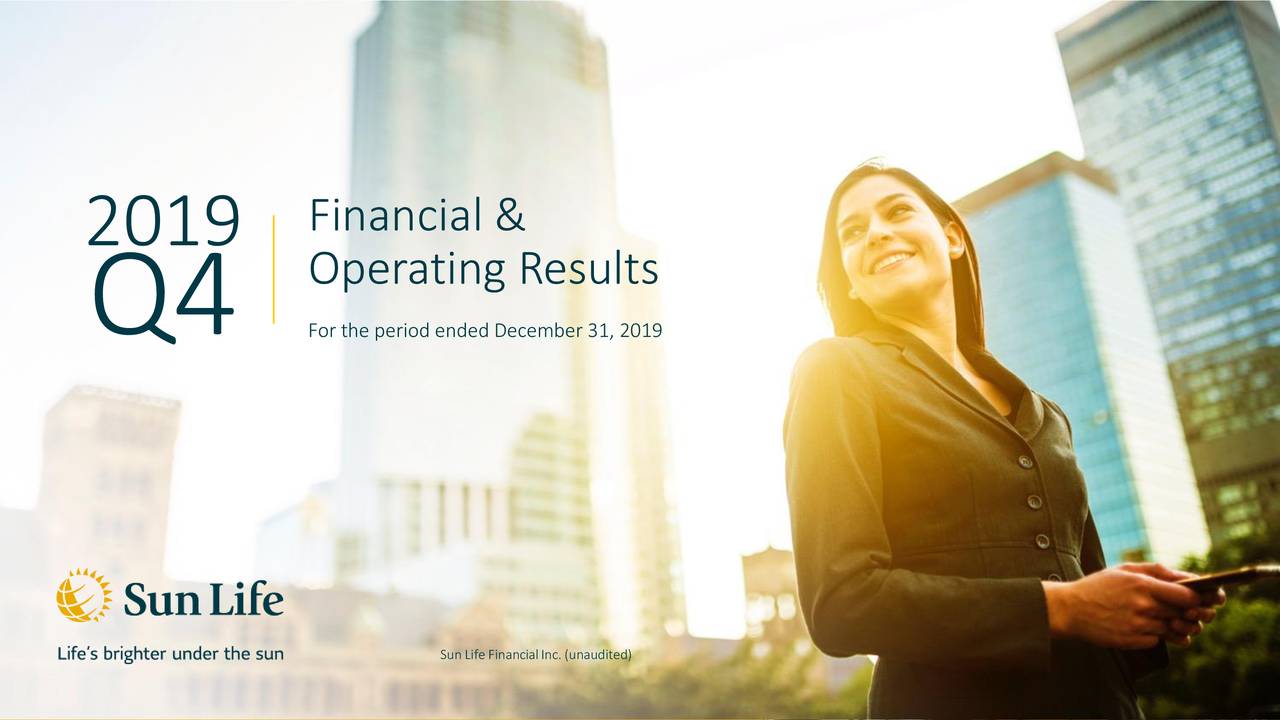 Sun Life Financial Inc. 2019 Q4 - Results - Earnings Call Presentation ...