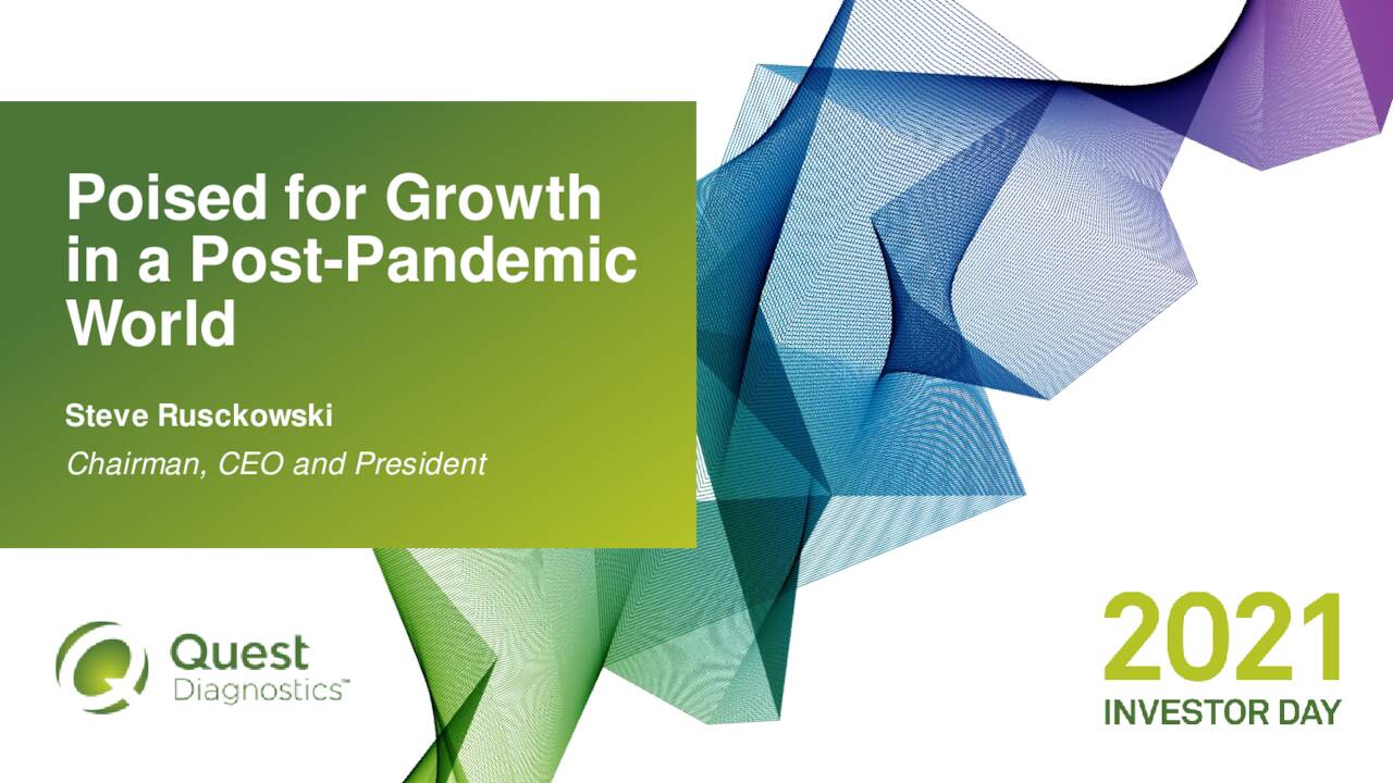 Quest Diagnostics Incorporated 2022 Q4 Results Earnings Call