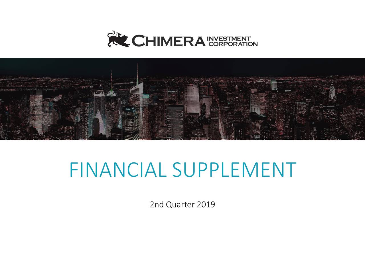 FINANCIAL SUPPLEMENT