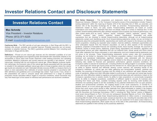 Matador Resources Company 2023 Q1 - Results - Earnings Call ...