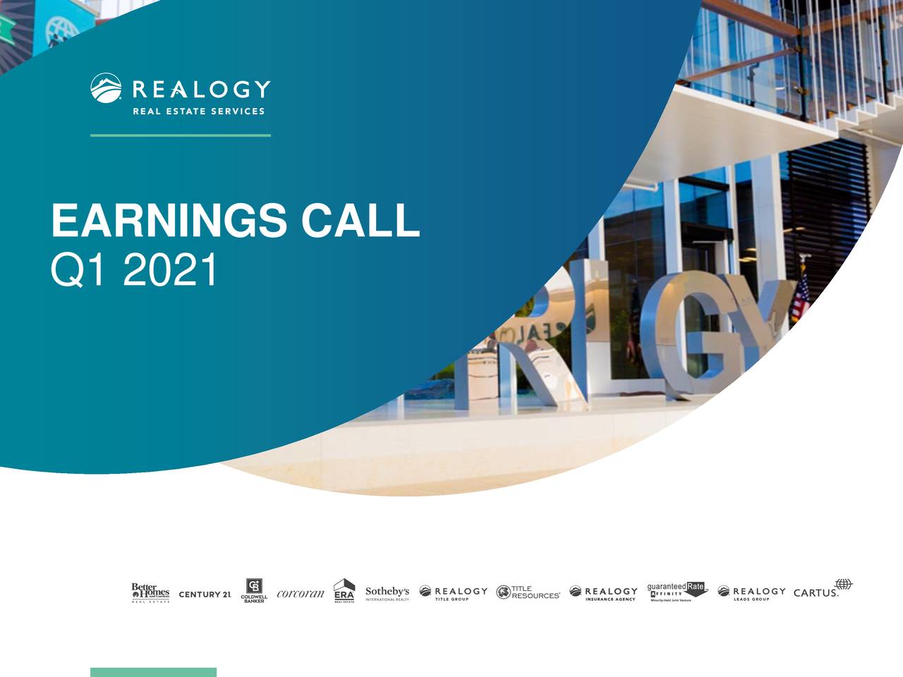 Realogy Holdings Corp. 2021 Q1 Results Earnings Call Presentation
