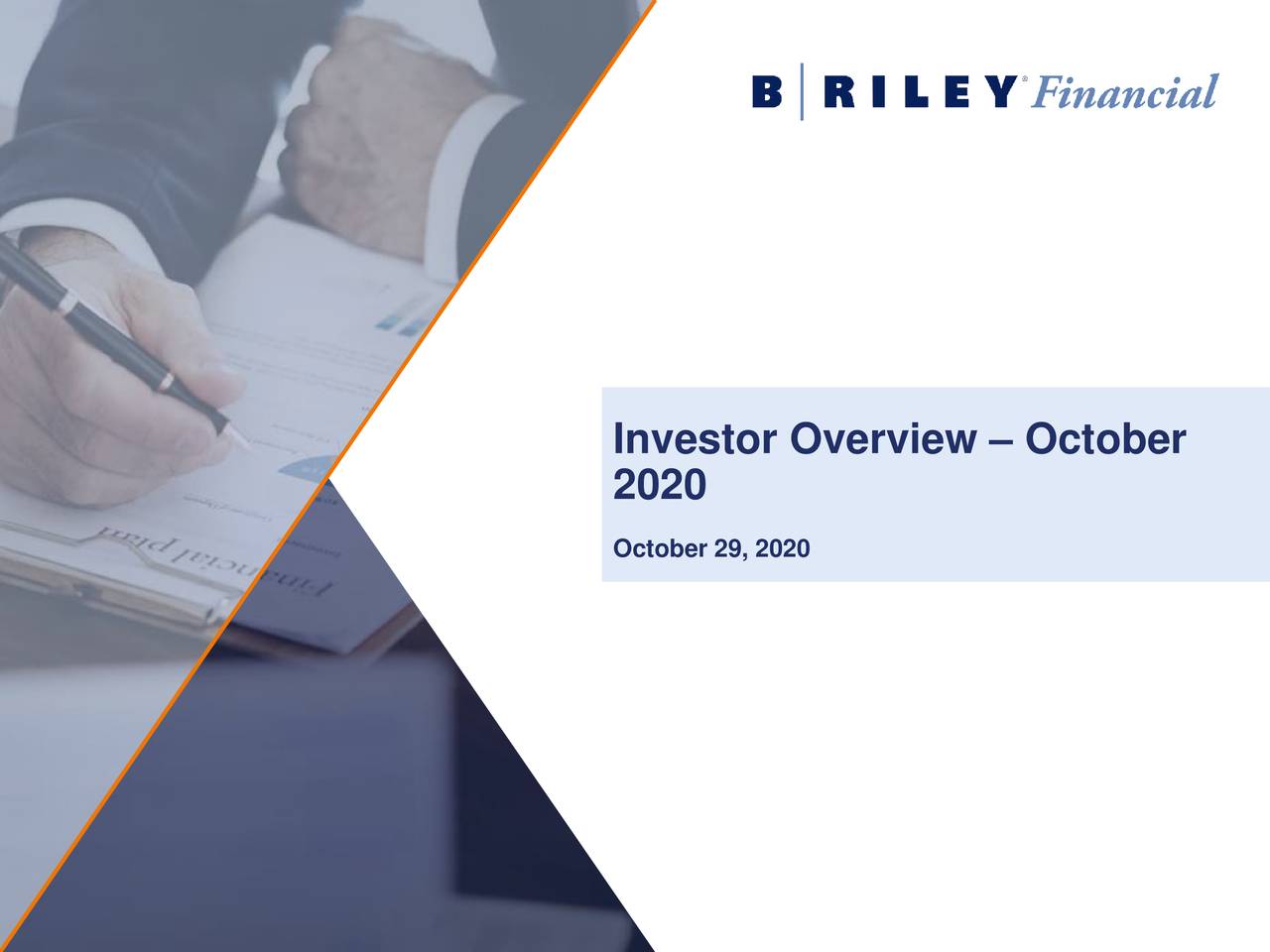Investor Overview – October