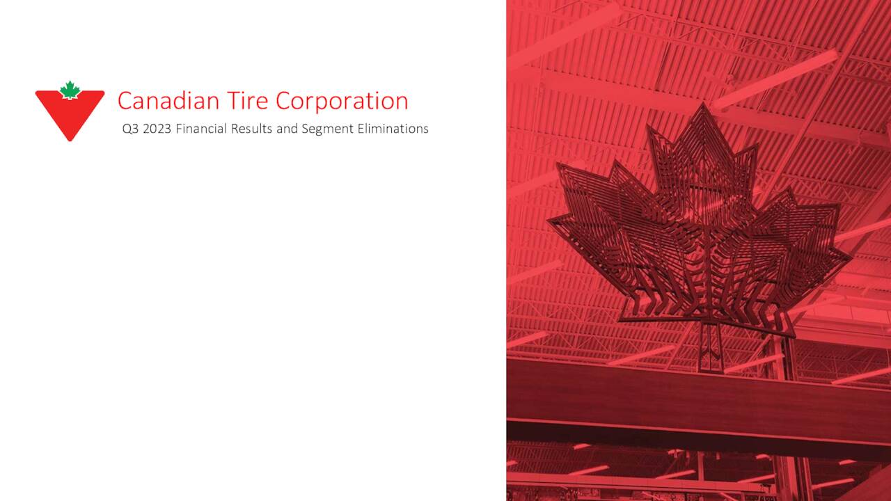 Canadian Tire Corporation, Limited - Canadian Tire Corporation