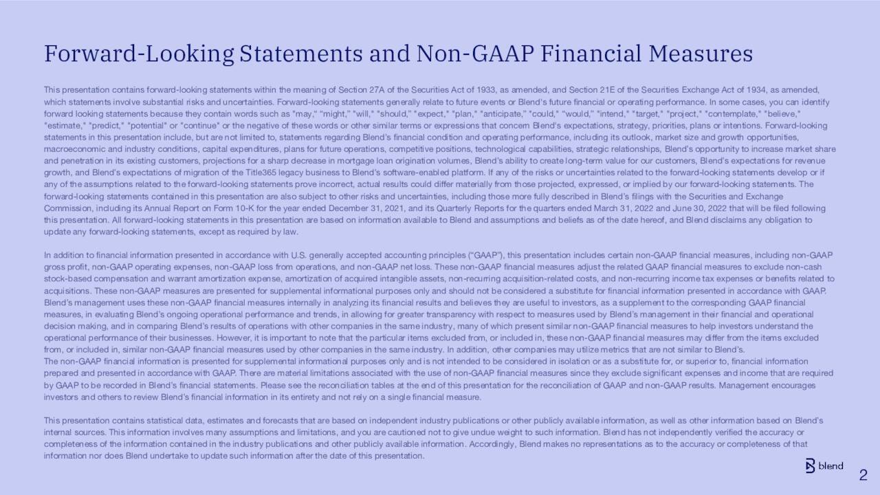 Blend Labs, Inc. 2022 Q2 Results Earnings Call Presentation (NYSE