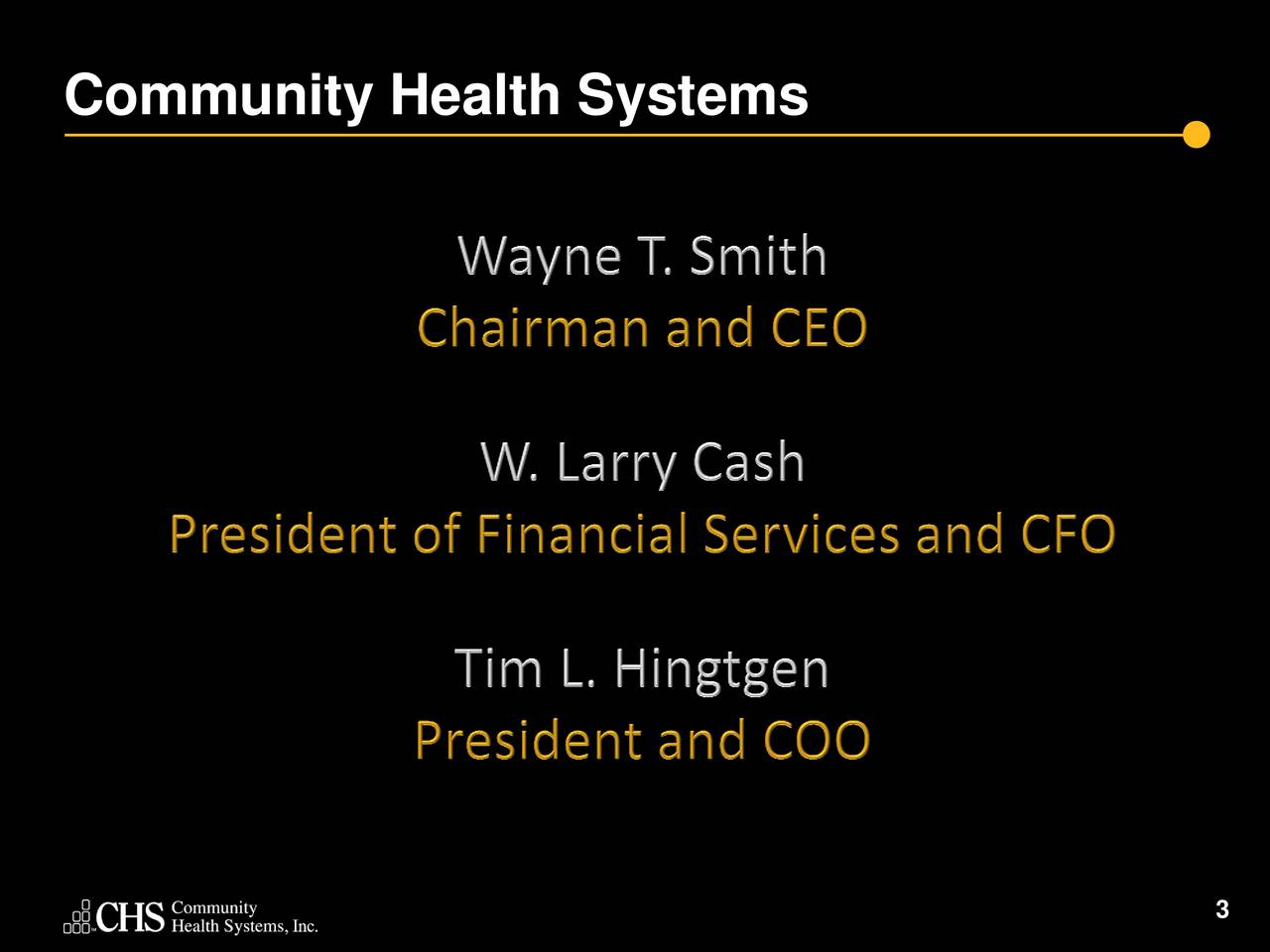 Community Health Systems, Inc. 2016 Q4 Results Earnings Call Slides