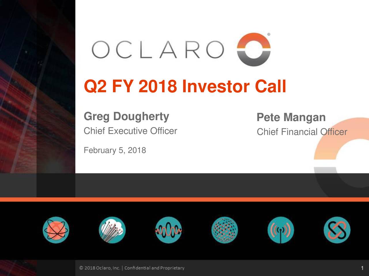 Q2 FY 2018 Investor Call