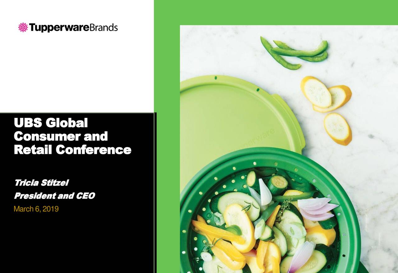 Tupperware Brands (TUP) Presents At UBS Global Consumer & Retail Conference Slideshow (NYSE