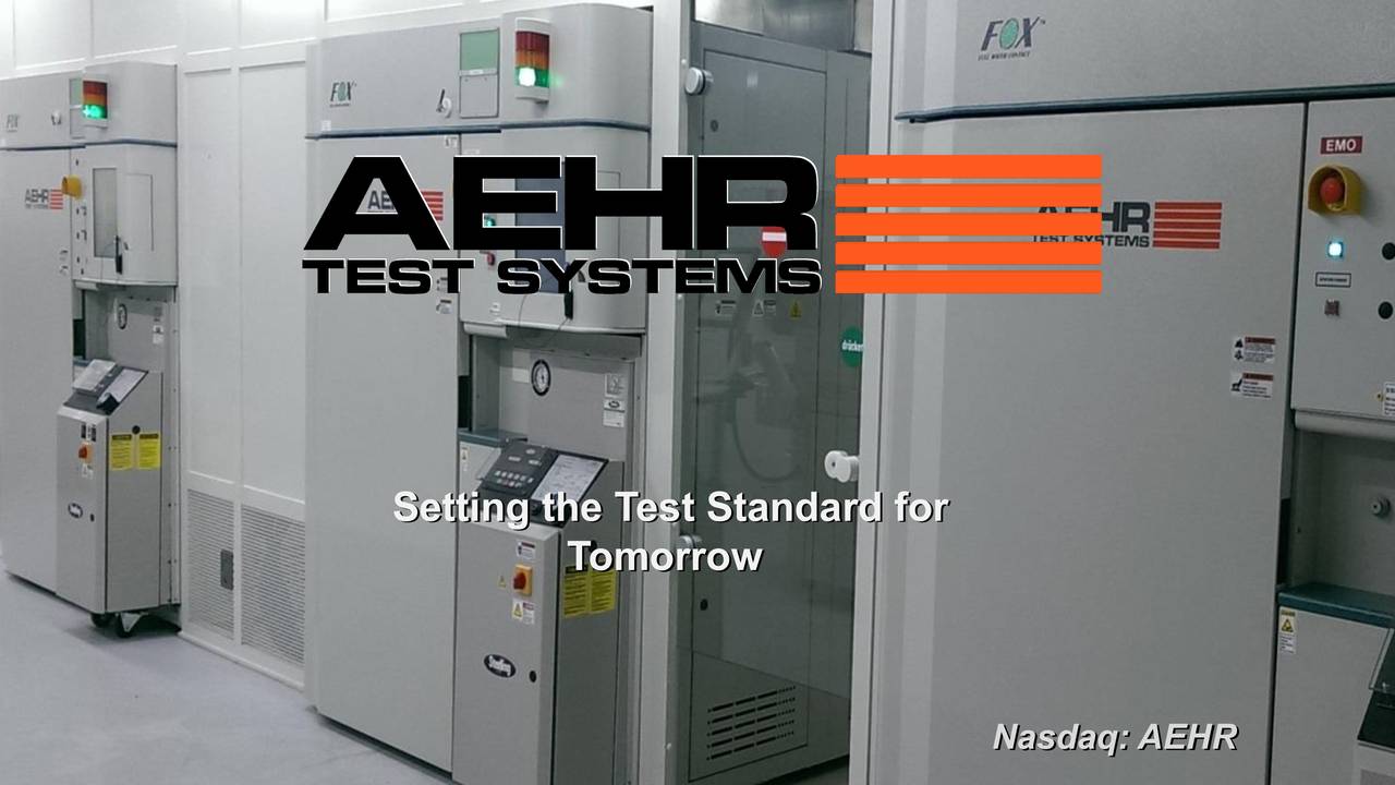 Aehr Test Systems (AEHR) Presents At LD Micro Invitational Confeence ...