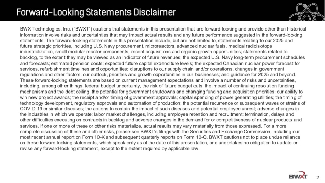 BWX Technologies, Inc. 2024 Q4 - Results - Earnings Call Presentation ...