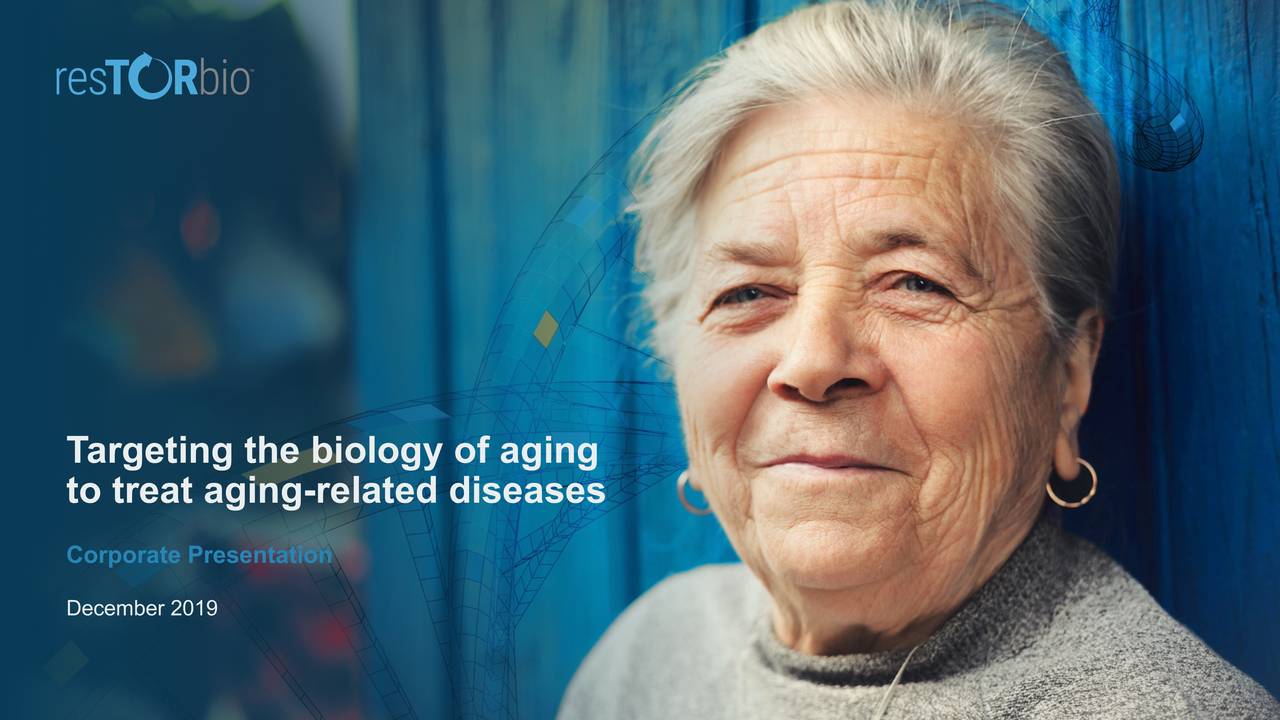 Targeting the biology of aging