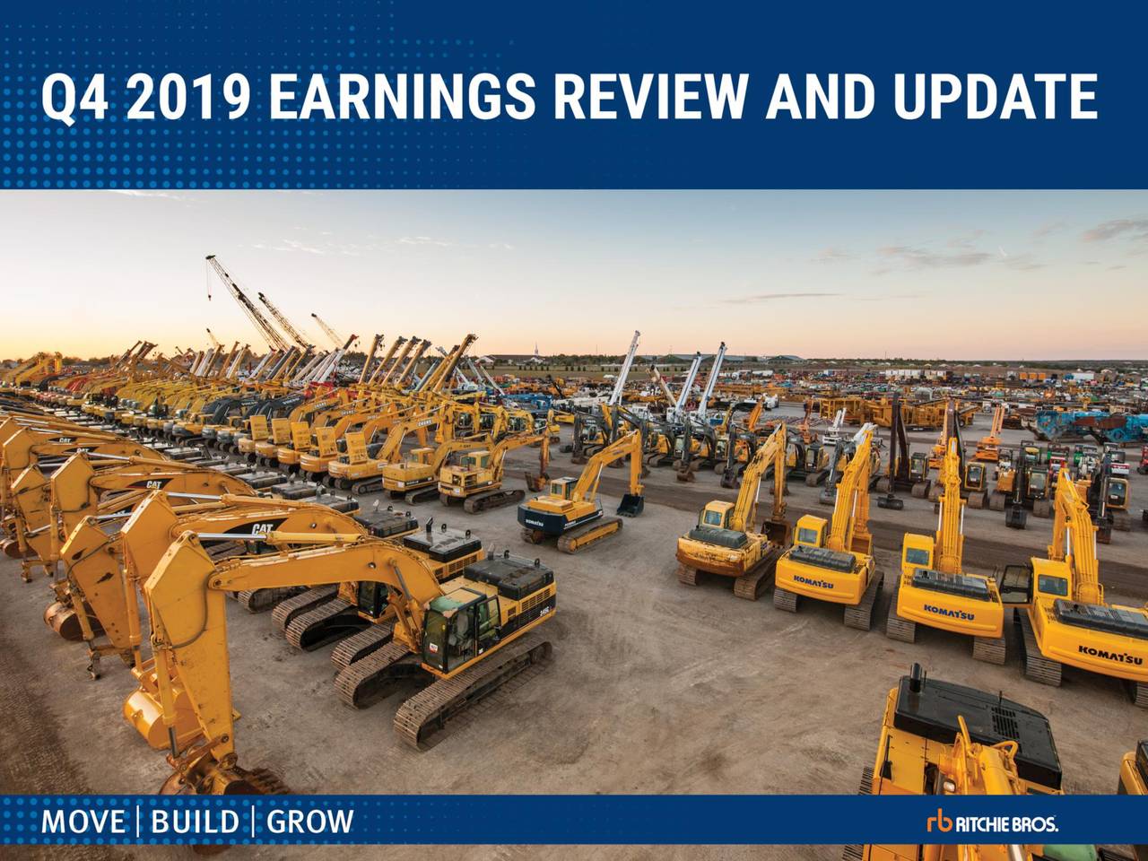 Ritchie Bros. Auctioneers Incorporated 2019 Q4 Results Earnings