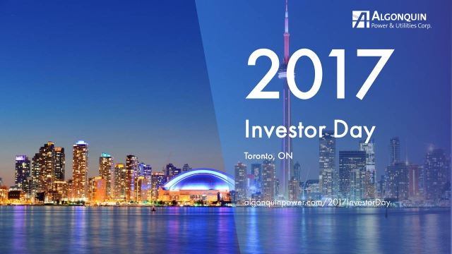 Algonquin Power & Utilities (AQN) Investor Presentation - Slideshow ...