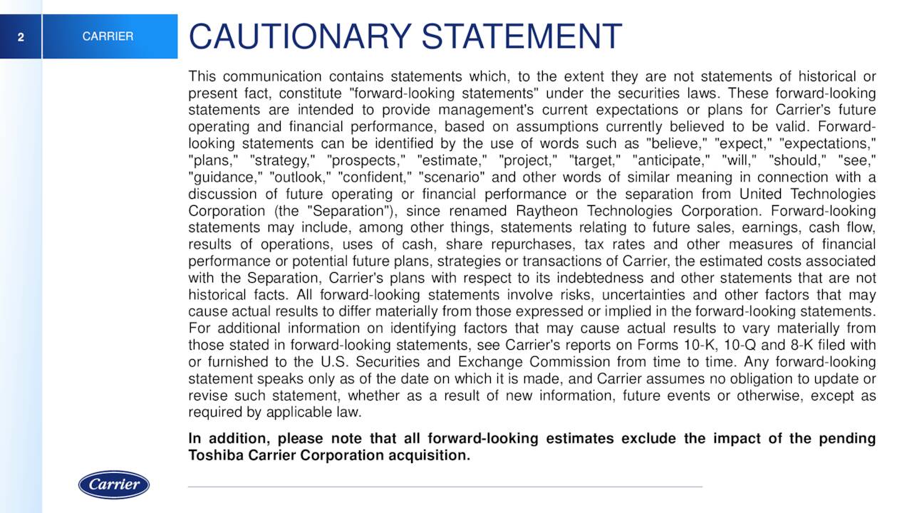 Carrier Global (CARR) presents at JP Industrials Conference