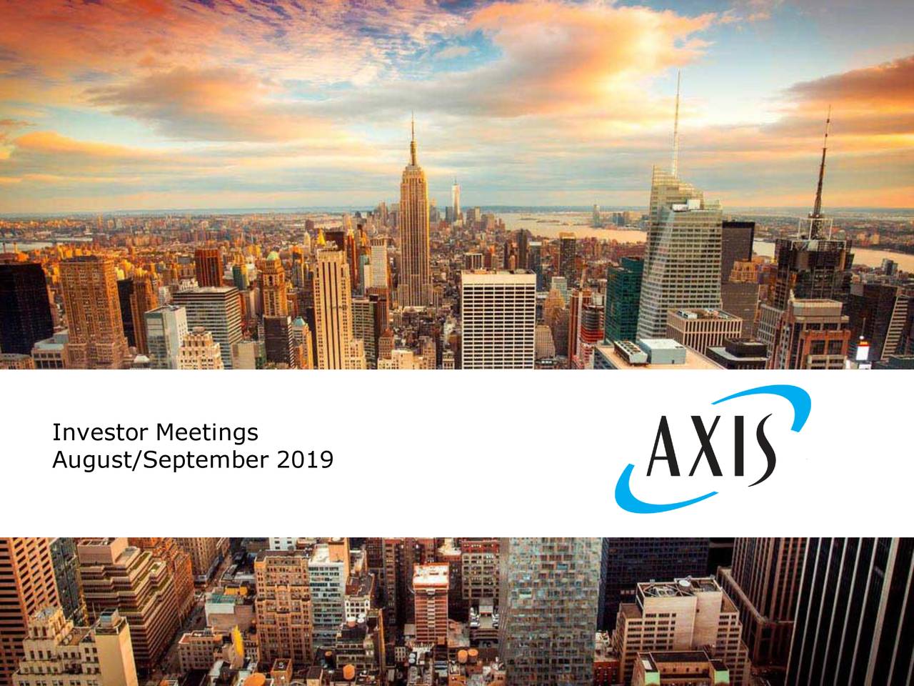 AXIS Capital Holdings (AXS) Investor Presentation Slideshow (NYSEAXS