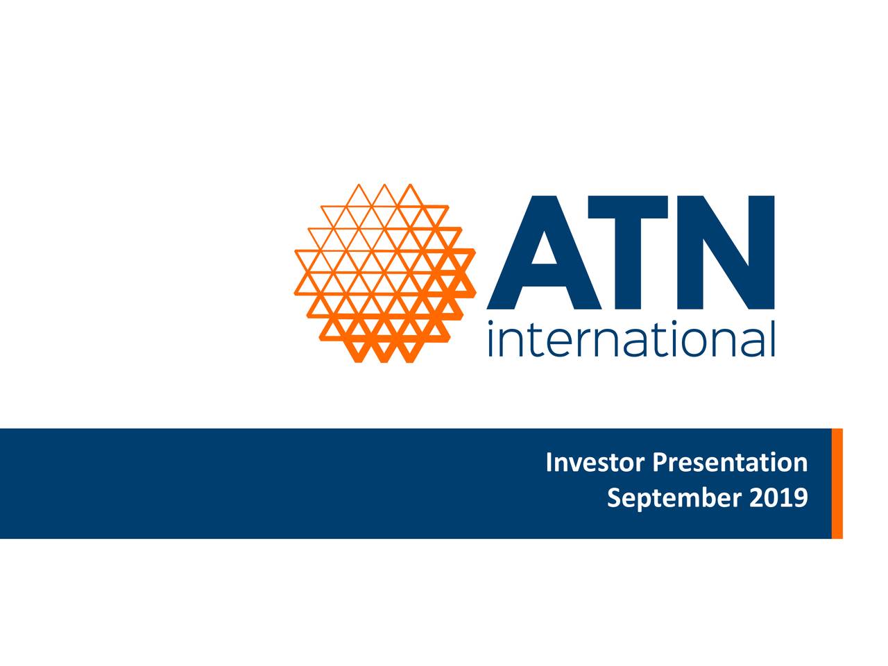 ATN International (ATNI) Presents At Sidoti & Company Fall Investor